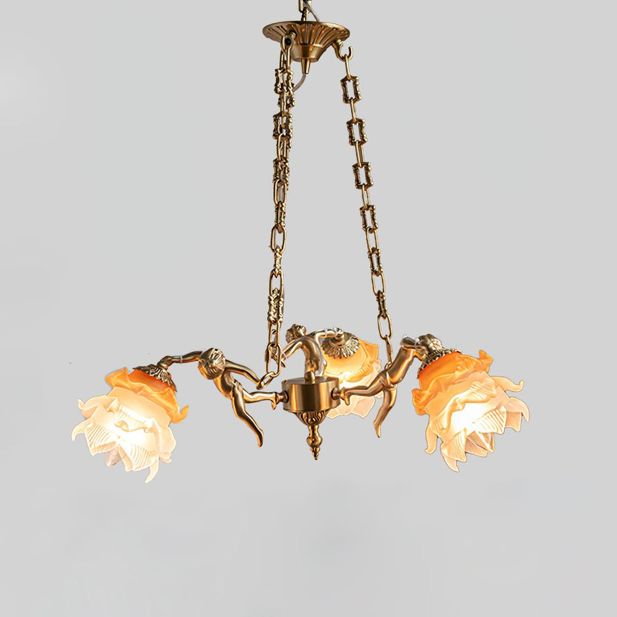 Erenina Brass Chandelier-Moonnatur