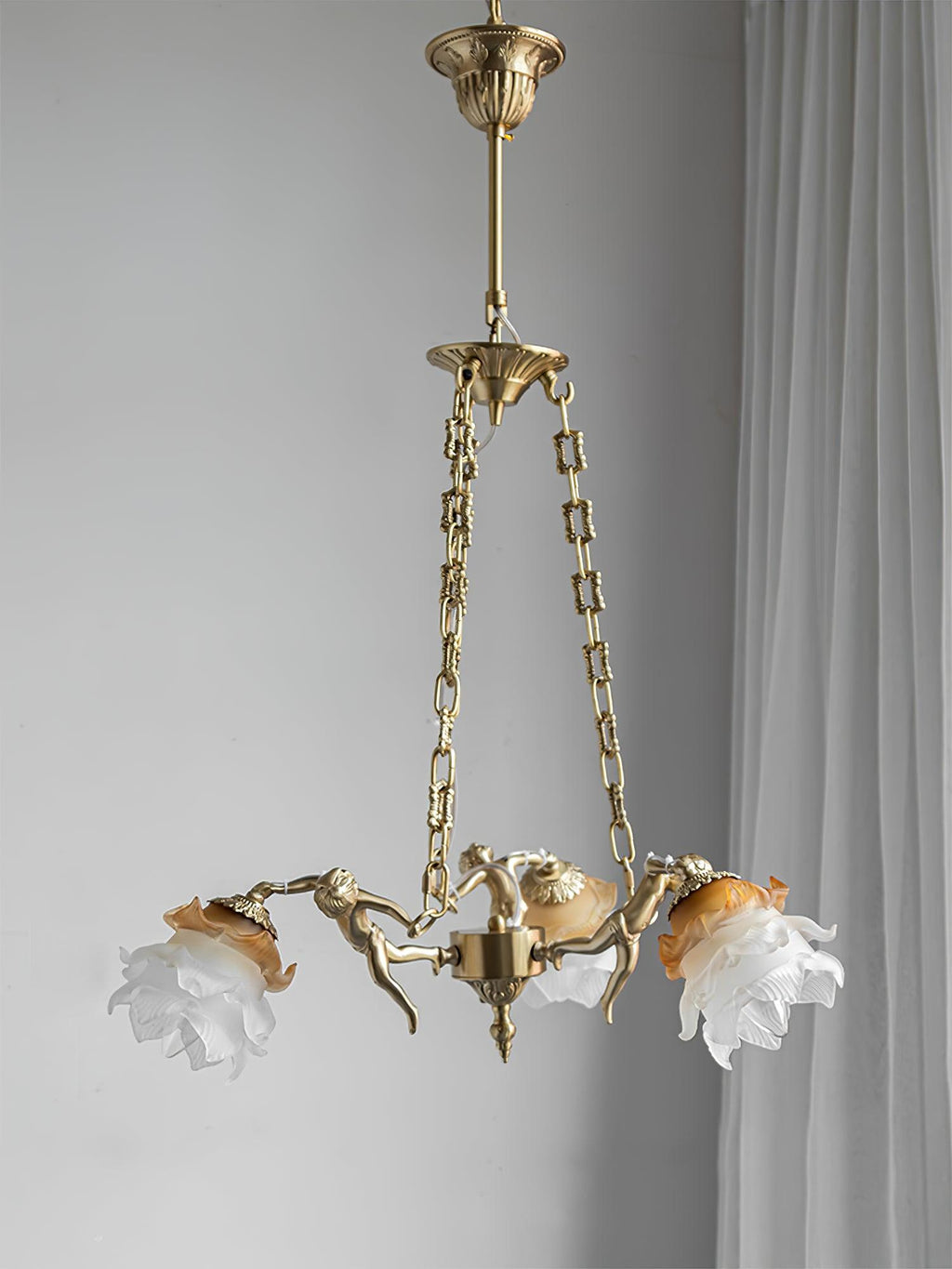 Erenina Brass Chandelier-Moonnatur
