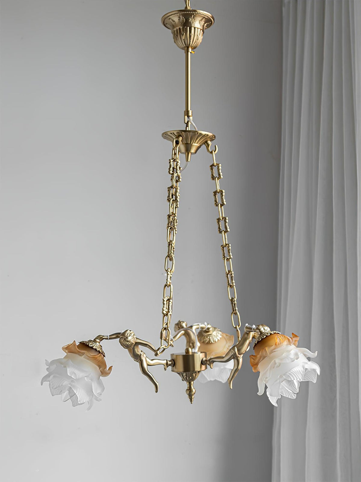 Erenina Brass Chandelier-Moonnatur