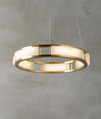 Orenina Alabaster Pendant Light-Moonnatur