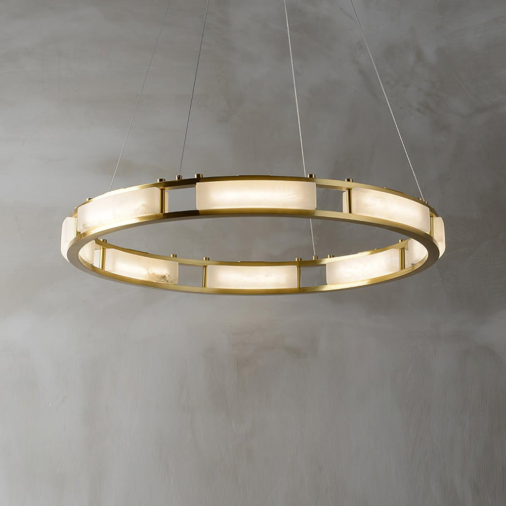 Orenina Alabaster Pendant Light-Moonnatur