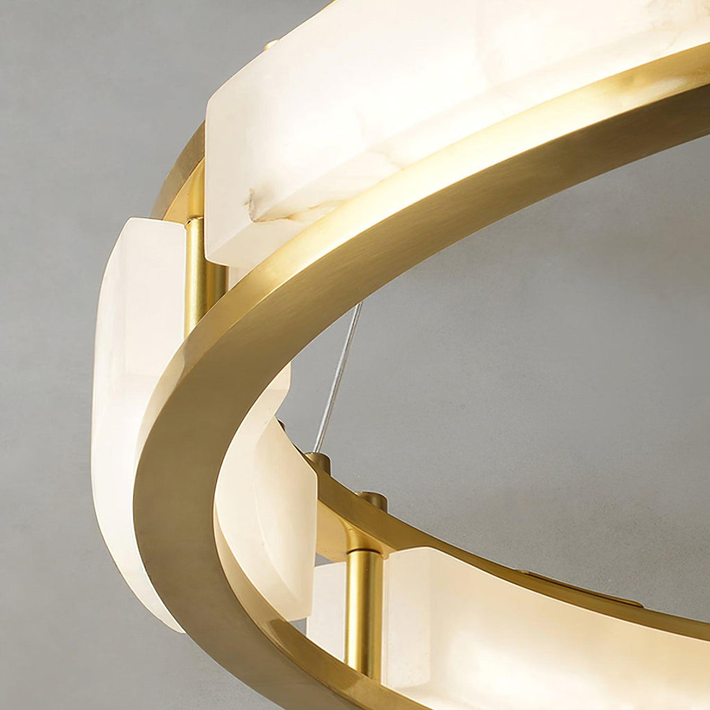 Orenina Alabaster Pendant Light-Moonnatur
