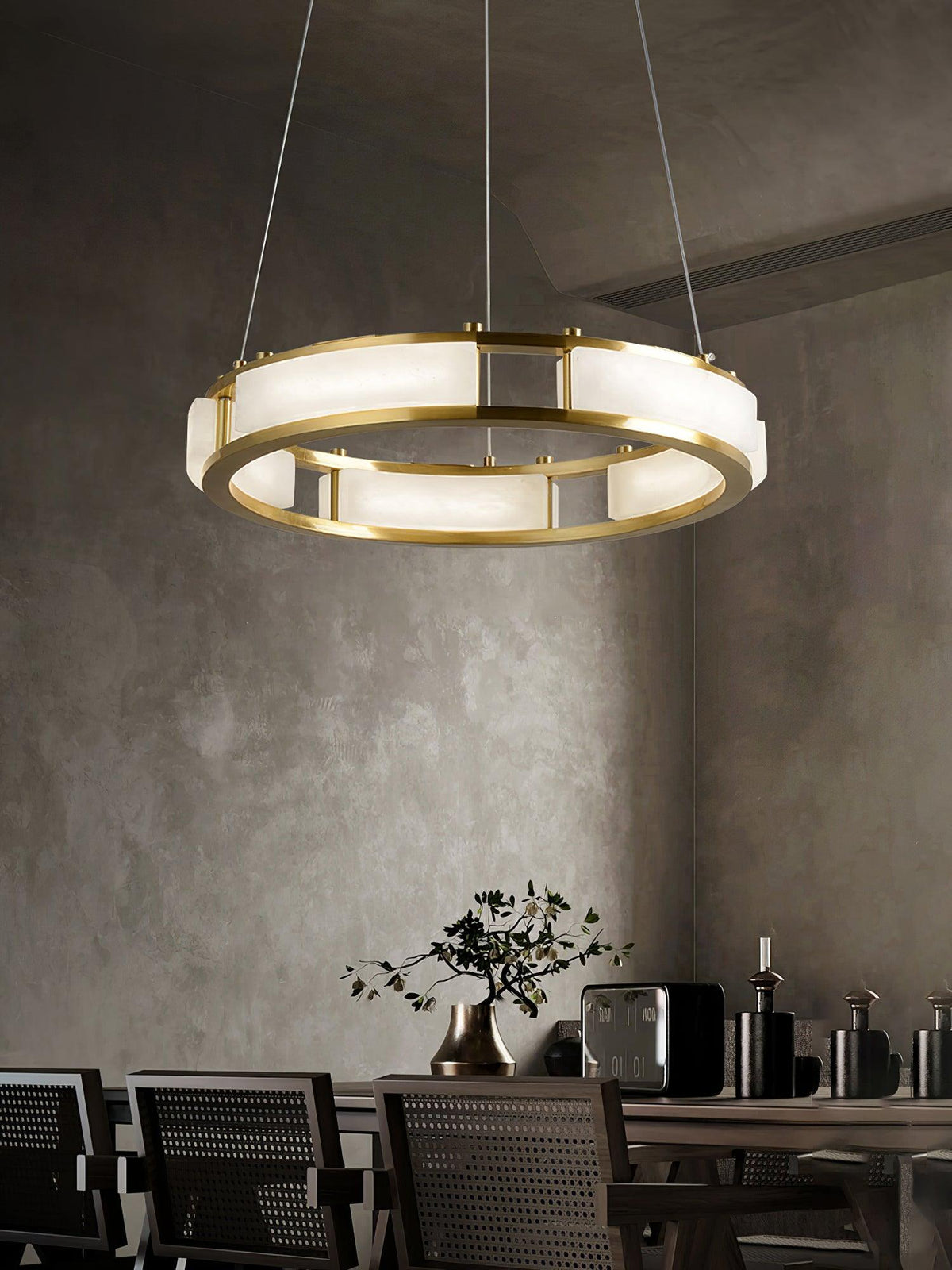 Orenina Alabaster Pendant Light-Moonnatur