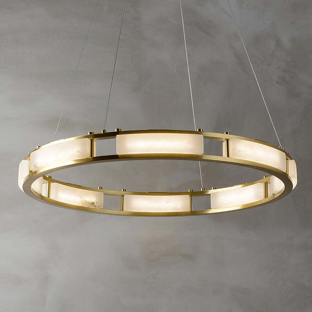 Orenina Alabaster Pendant Light-Moonnatur
