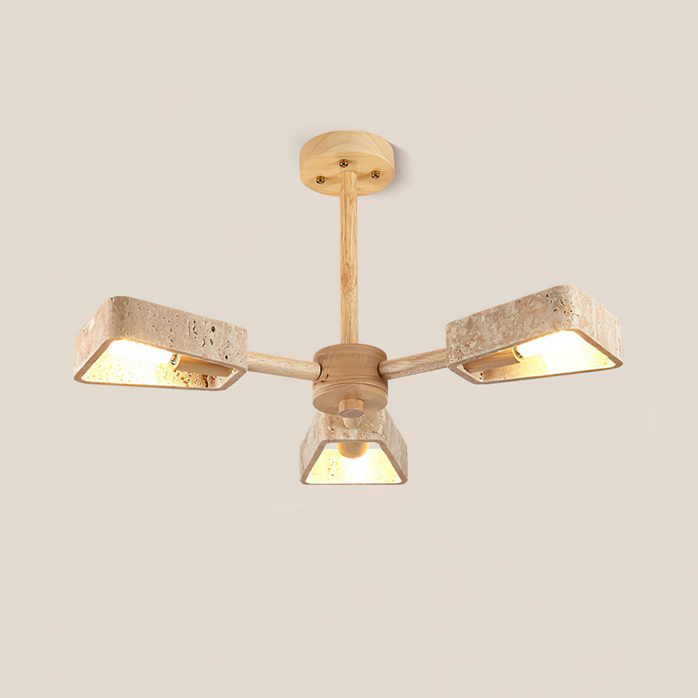 Corenwynne Travertine Ceiling Light-Moonnatur