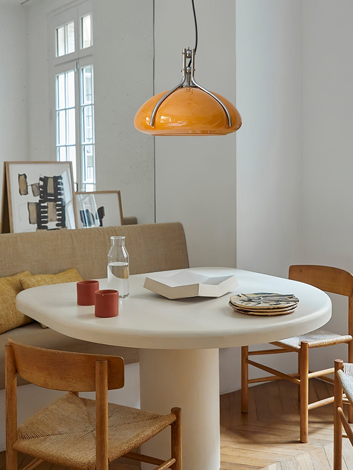 Iseneth Glass Pendant Light-Moonnatur