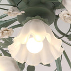 Larkena Ceramic Ceiling Light-Moonnatur