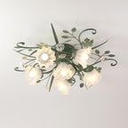Larkena Ceramic Ceiling Light-Moonnatur
