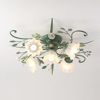 Larkena Ceramic Ceiling Light-Moonnatur