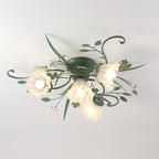 Larkena Ceramic Ceiling Light-Moonnatur