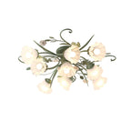 Larkena Ceramic Ceiling Light-Moonnatur