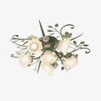 Larkena Ceramic Ceiling Light-Moonnatur