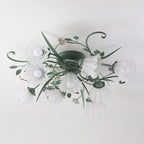 Larkena Ceramic Ceiling Light-Moonnatur