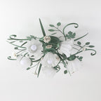 Larkena Ceramic Ceiling Light-Moonnatur