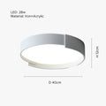 Auberwyn Acrylic Ceiling Light-Moonnatur