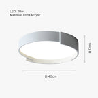 Auberwyn Acrylic Ceiling Light-Moonnatur