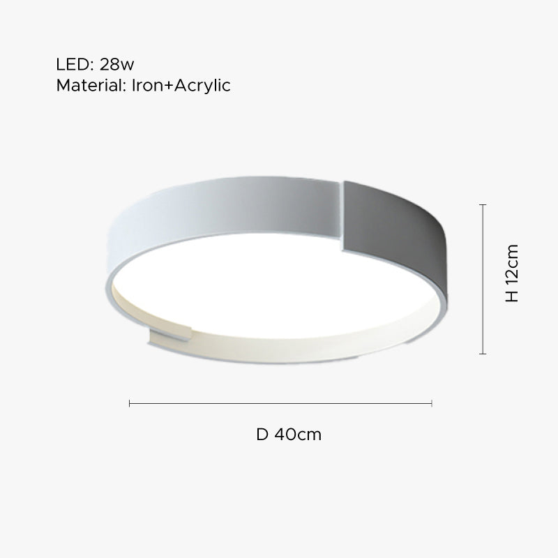 Auberwyn Acrylic Ceiling Light-Moonnatur