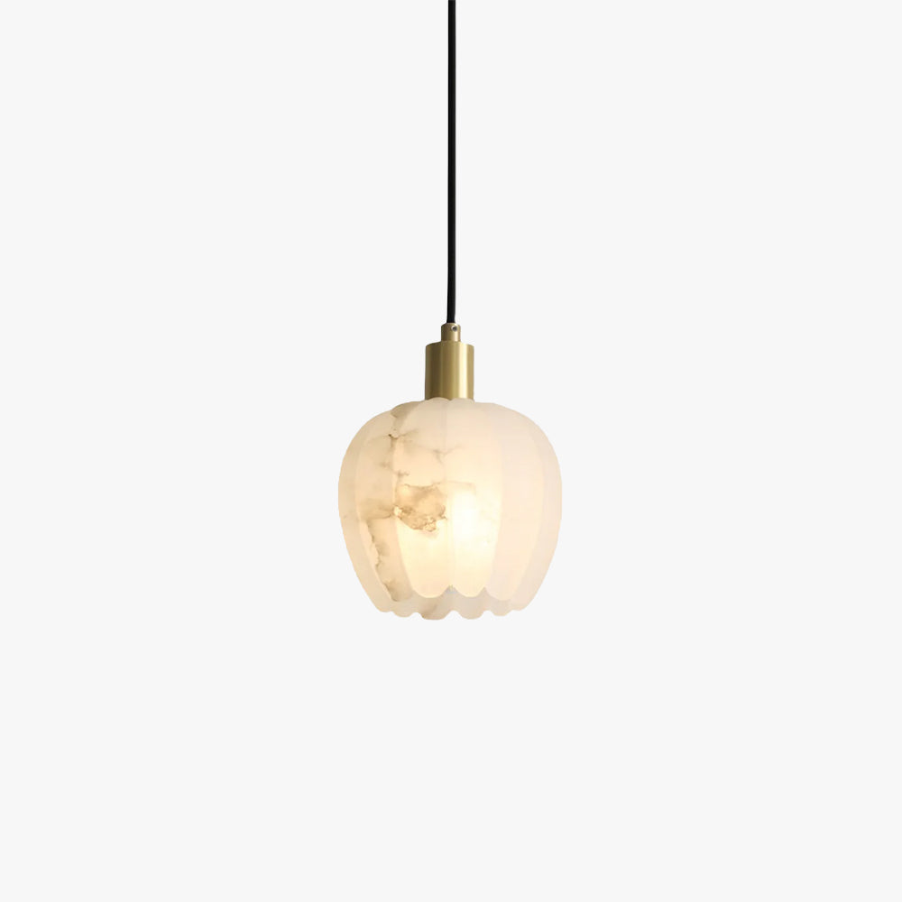 Garnelenora Alabaster Pendant Light-Moonnatur
