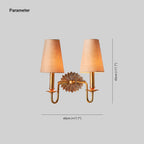 Wardenis Fabric Wall Light-Moonnatur