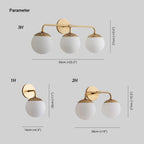 Larenelis Glass Wall Light-Moonnatur