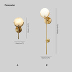 Veyrenonna Alabaster Wall Light-Moonnatur