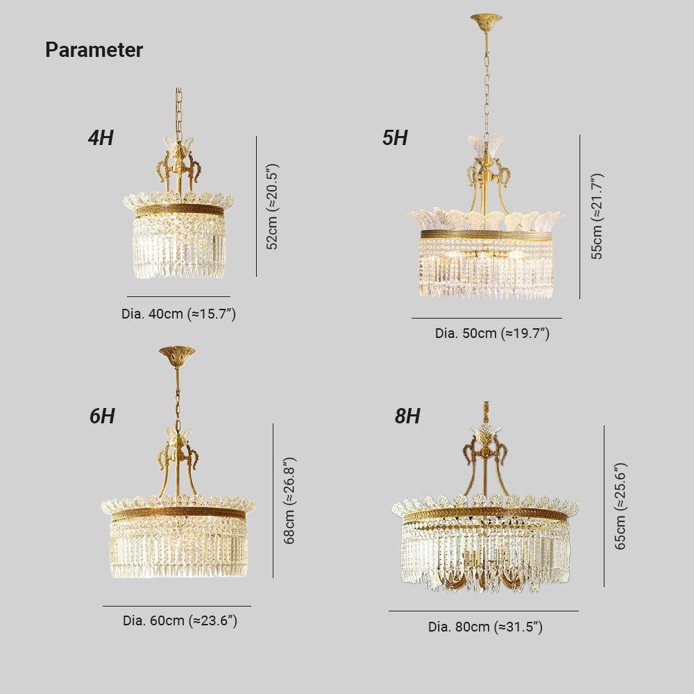 Ureneth Crystal Chandelier-Moonnatur