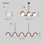 Torrenaria Glass Chandelier-Moonnatur