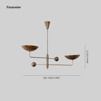 Ashenlyn Brass Chandelier-Moonnatur