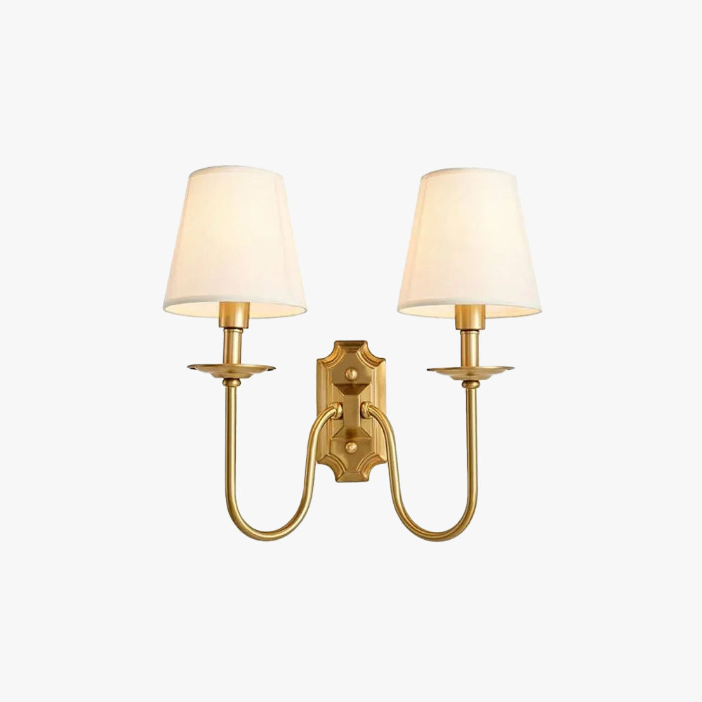 Veyrenina Fabric Wall Light-Moonnatur