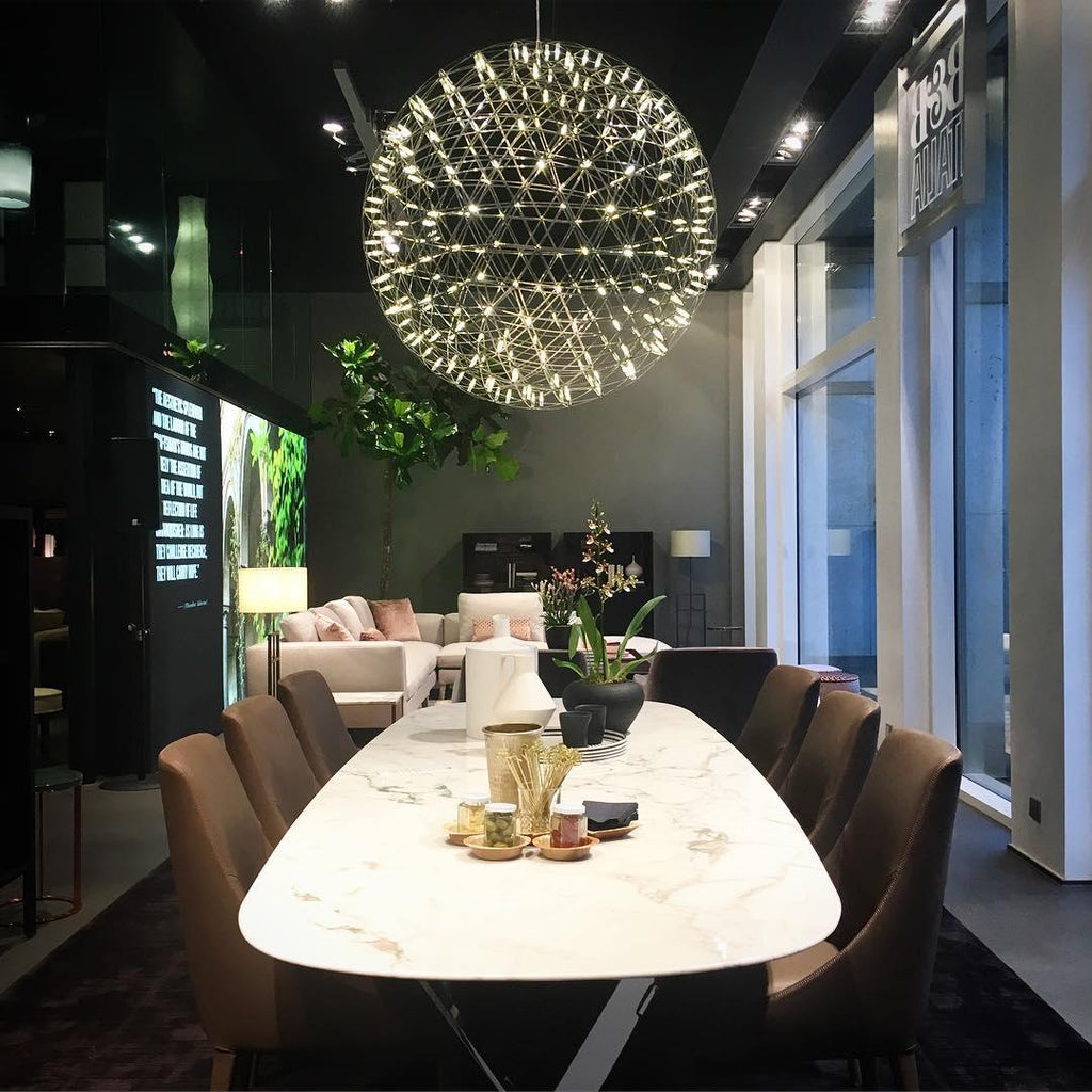 Celyneth Stainless Steel Pendant Light-Moonnatur