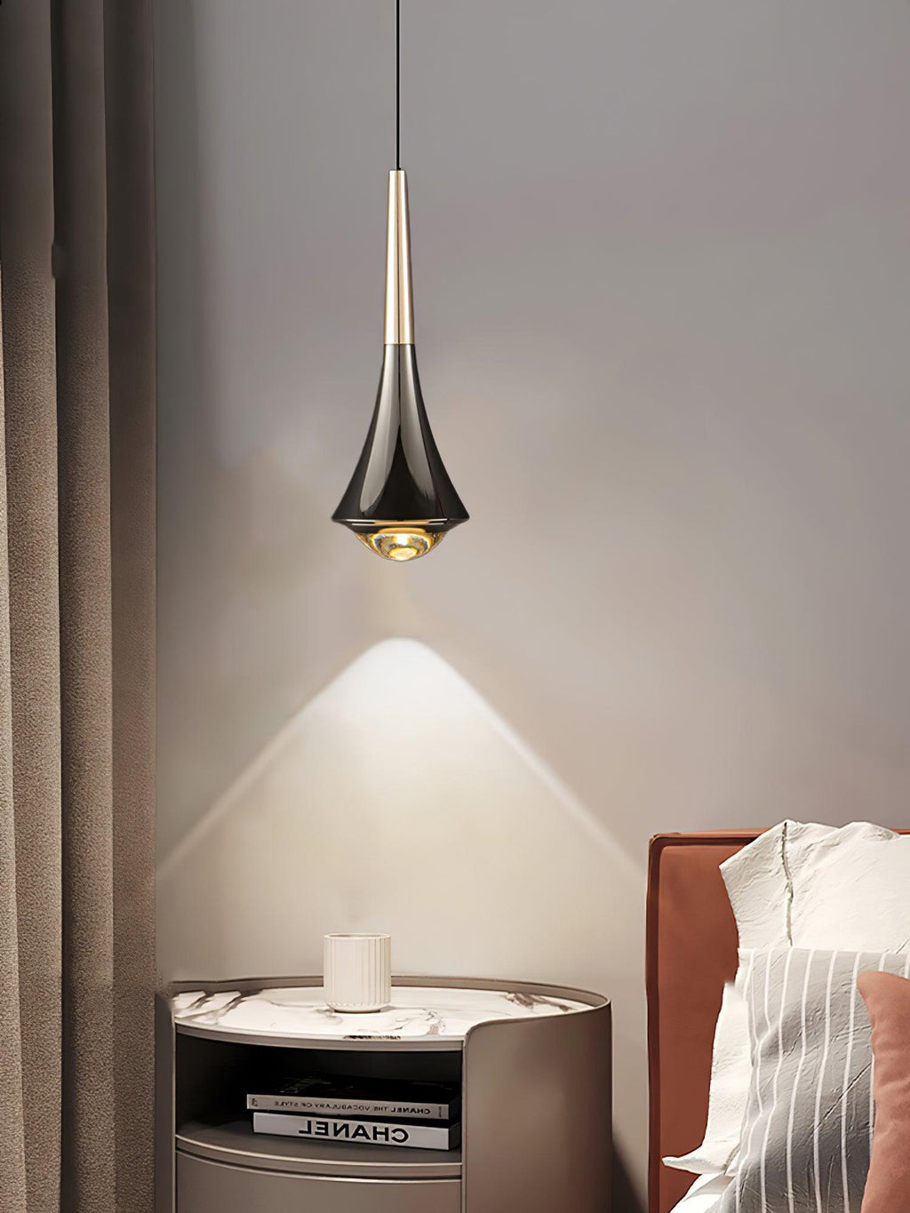 Qelara Acrylic Pendant Light-Moonnatur