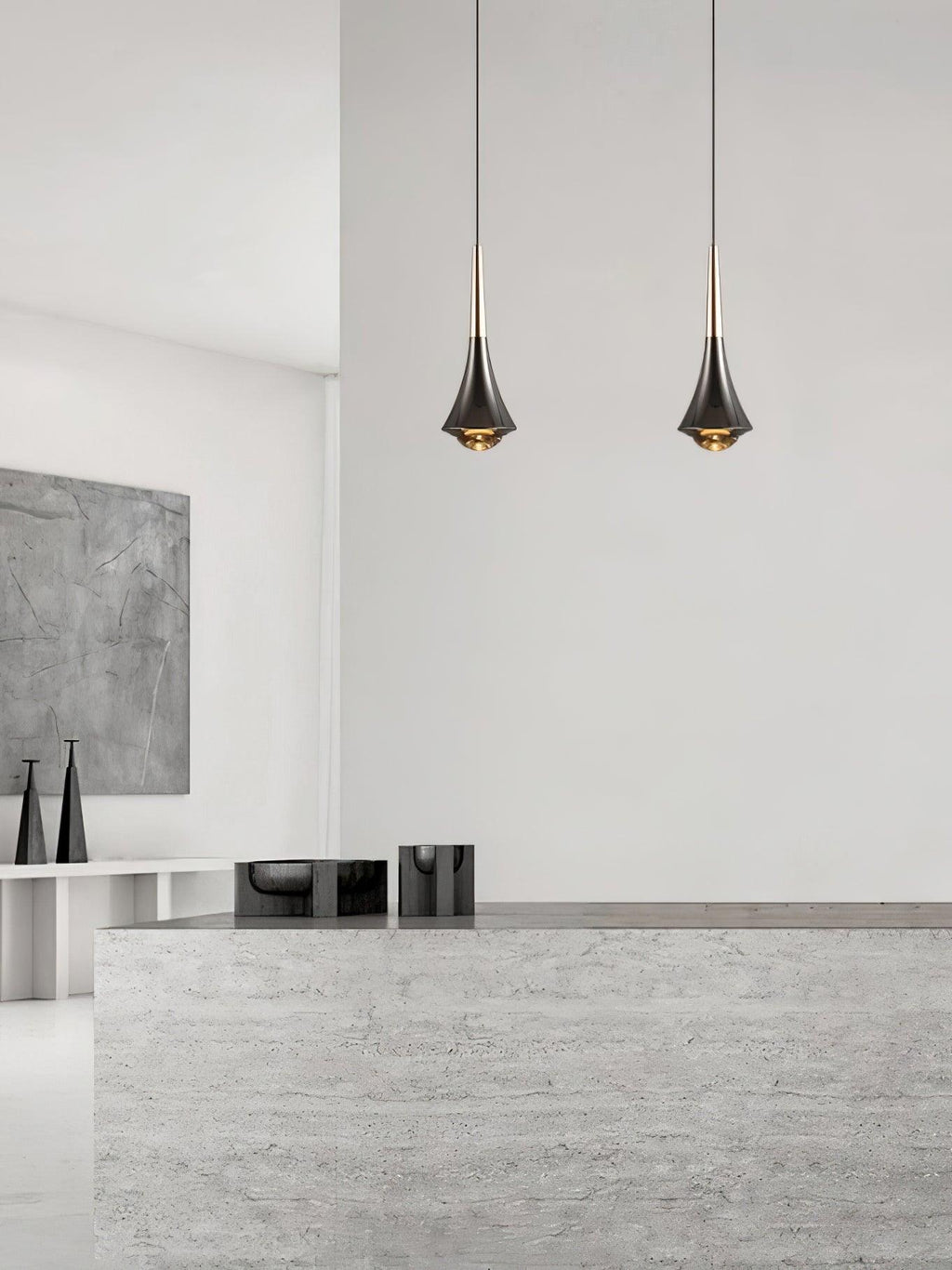 Qelara Acrylic Pendant Light-Moonnatur