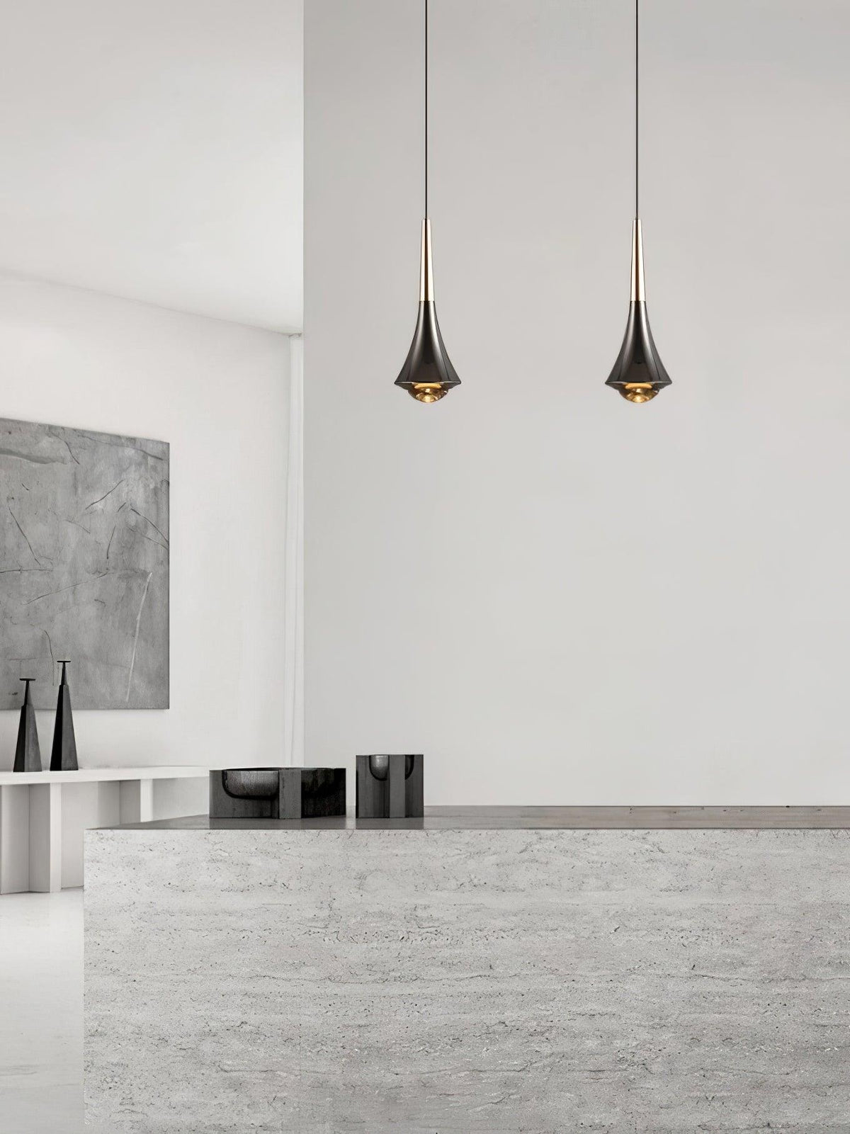 Qelara Acrylic Pendant Light-Moonnatur