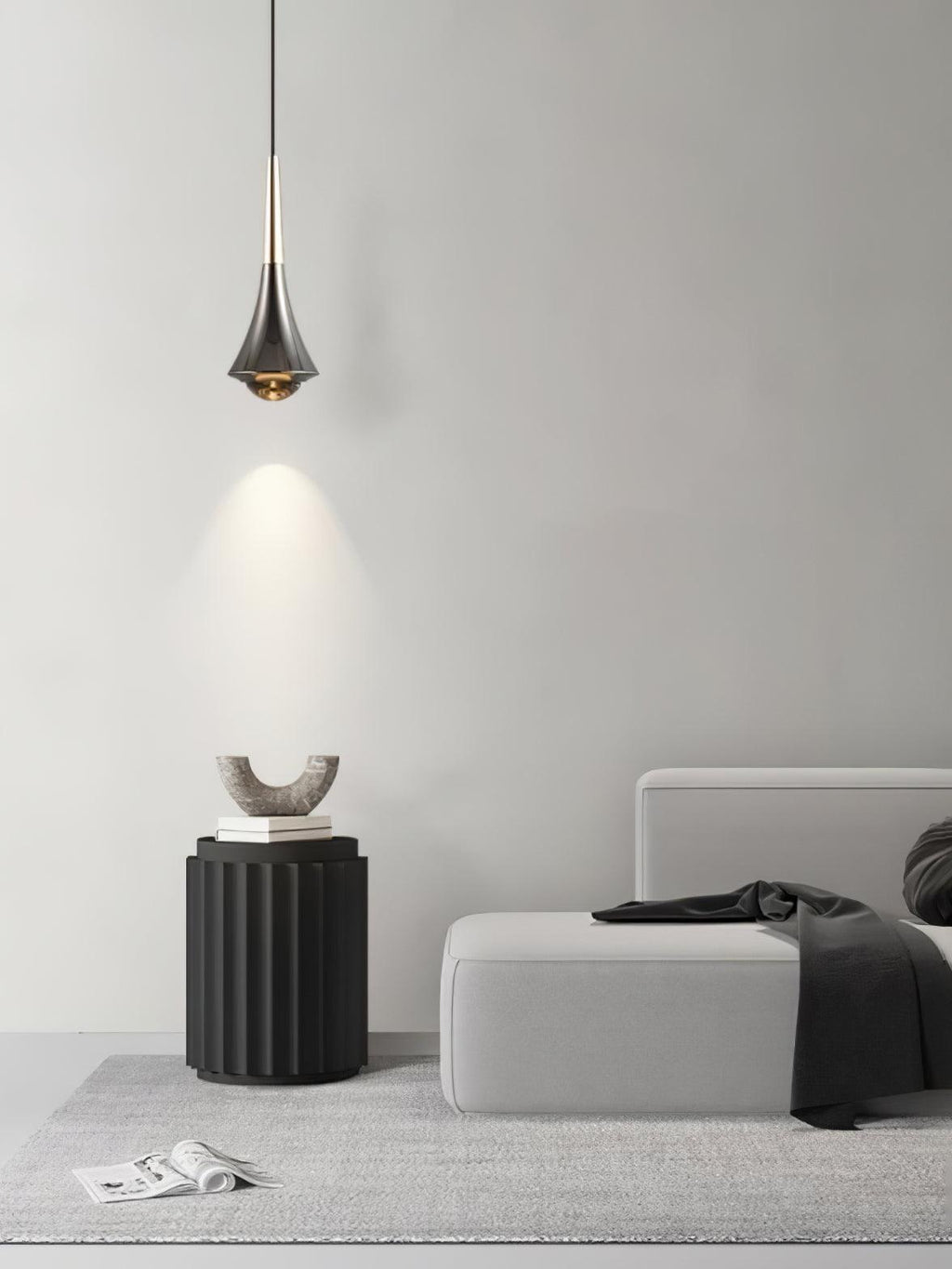 Qelara Acrylic Pendant Light-Moonnatur