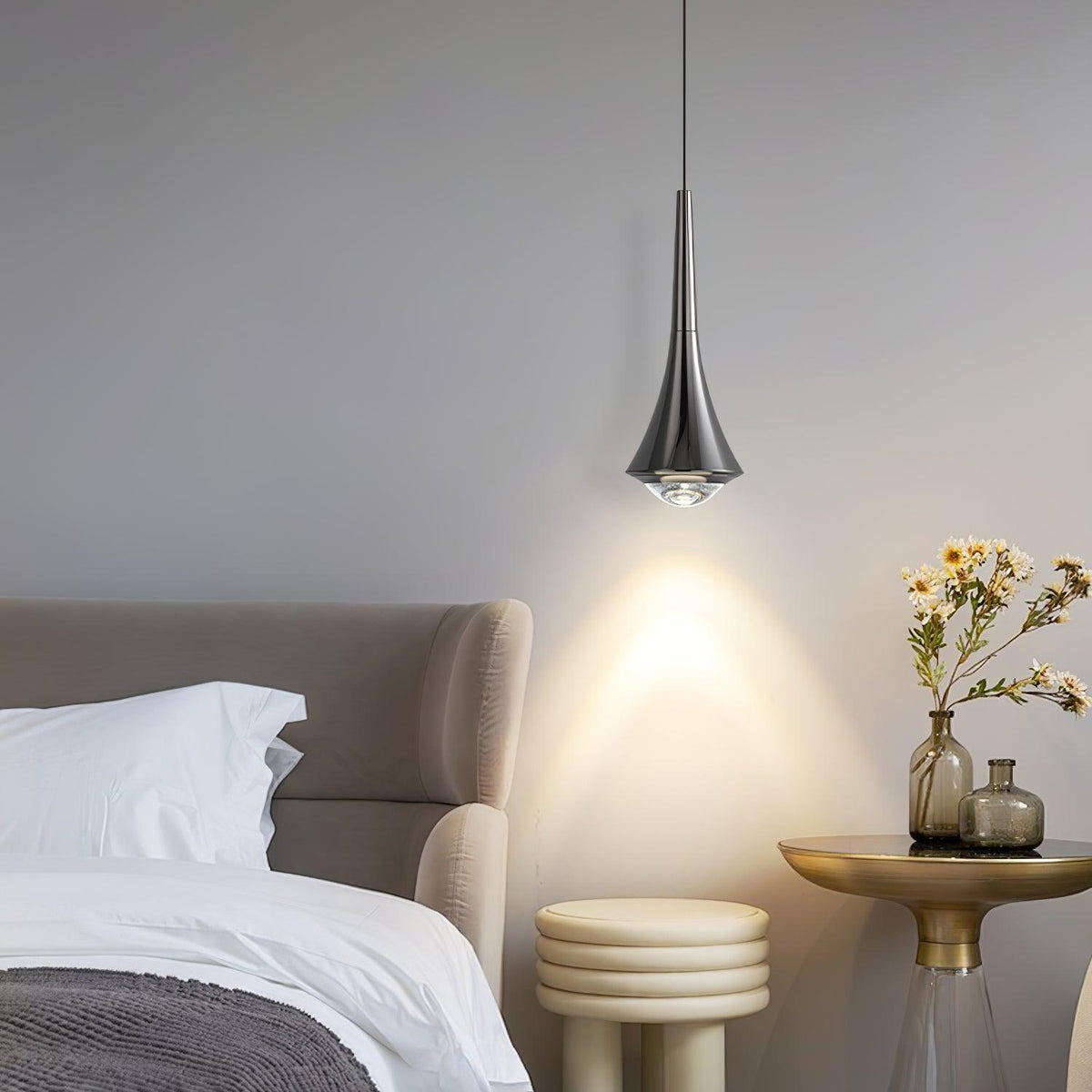 Qelara Acrylic Pendant Light-Moonnatur