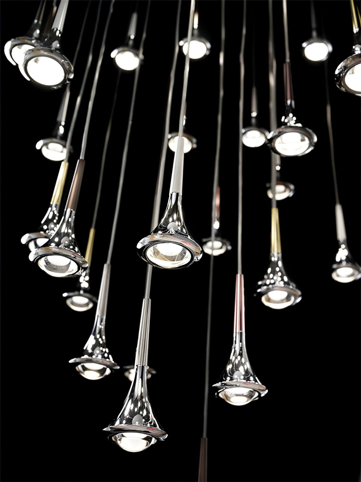 Qelara Acrylic Pendant Light-Moonnatur
