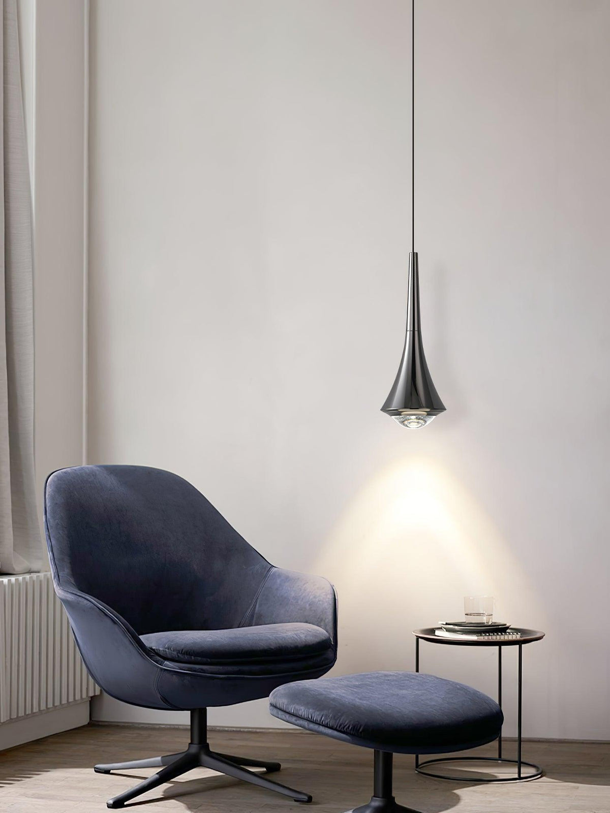 Qelara Acrylic Pendant Light-Moonnatur