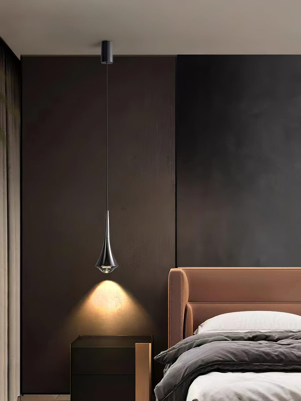 Qelara Acrylic Pendant Light-Moonnatur