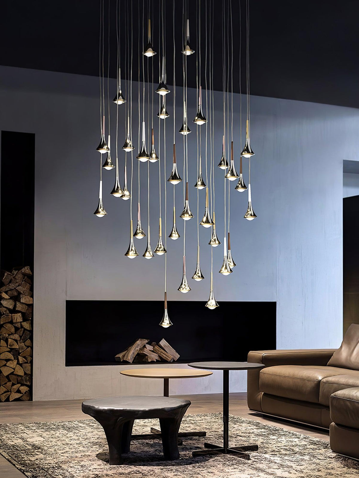 Qelara Acrylic Pendant Light-Moonnatur
