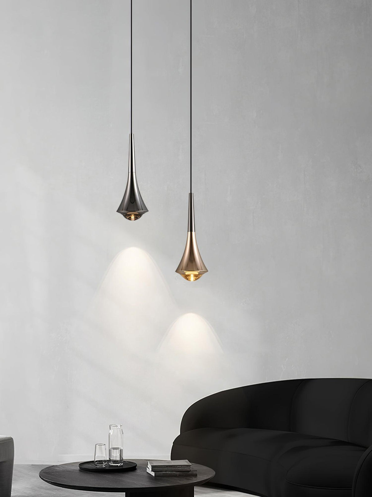 Qelara Acrylic Pendant Light-Moonnatur