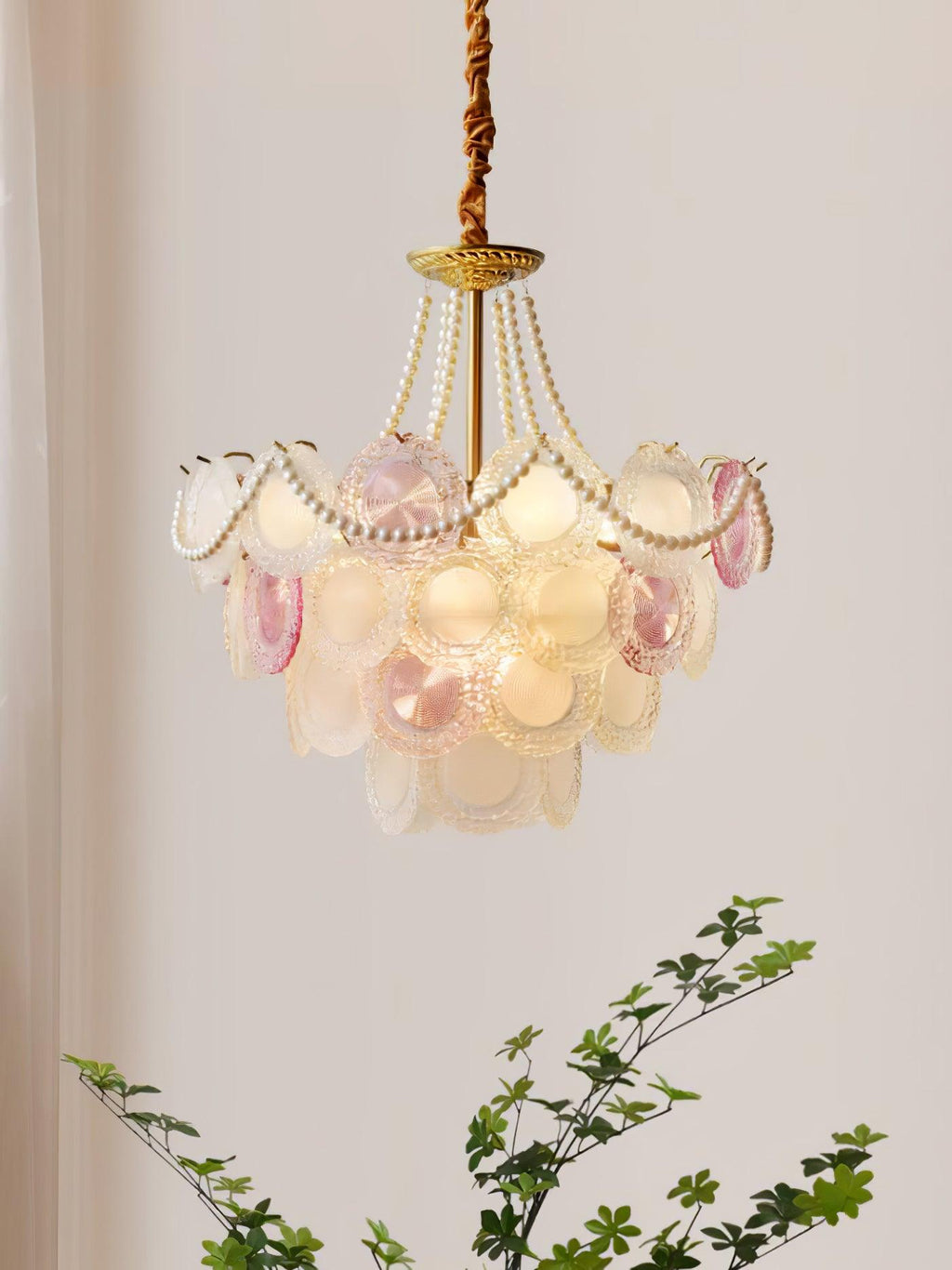 Wyrenelle Glass Chandelier-Moonnatur