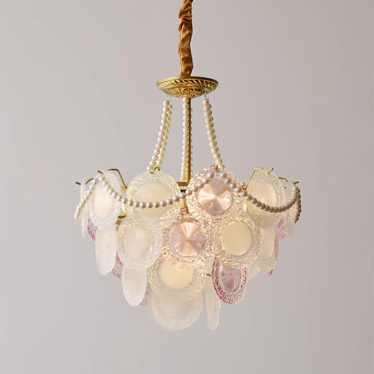Wyrenelle Glass Chandelier-Moonnatur