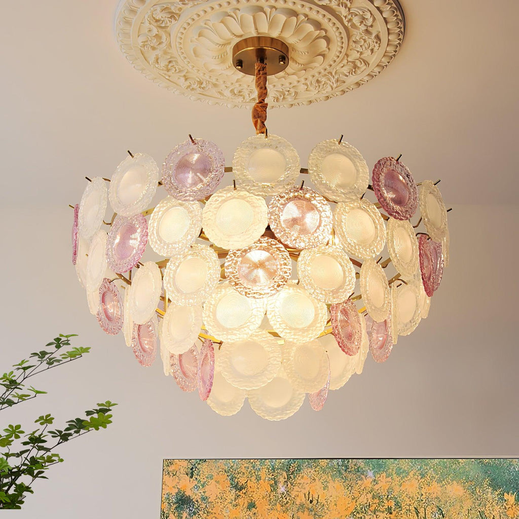 Wyrenelle Glass Chandelier-Moonnatur