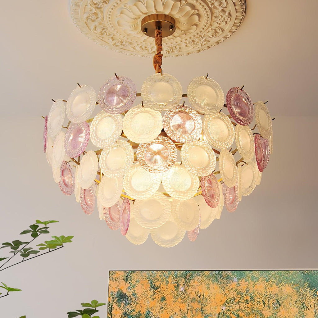 Wyrenelle Glass Chandelier-Moonnatur