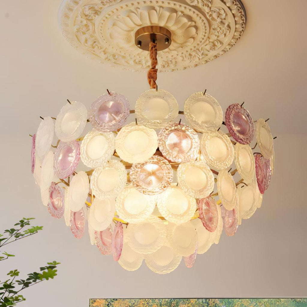 Wyrenelle Glass Chandelier-Moonnatur