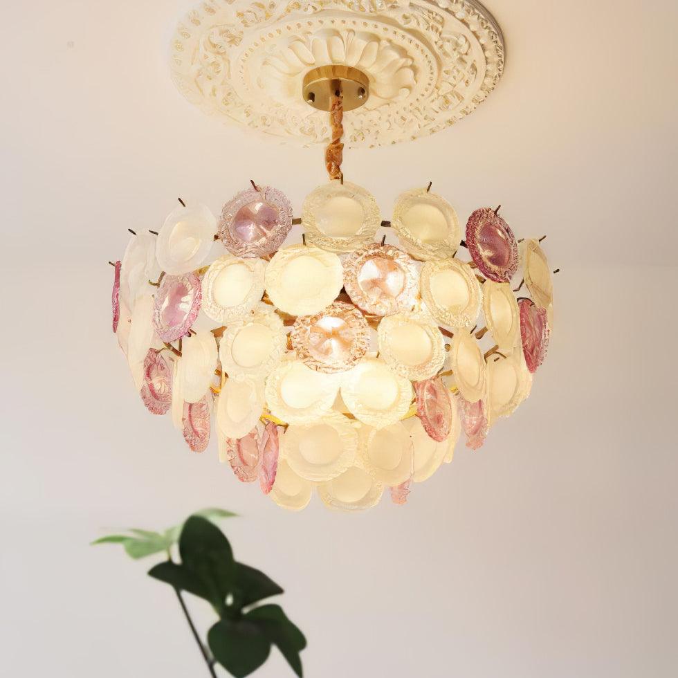 Wyrenelle Glass Chandelier-Moonnatur