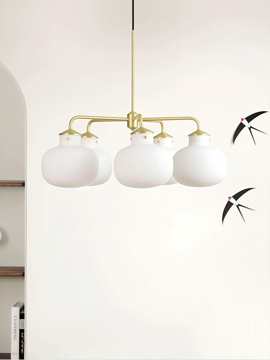 Avenora Glass Pendant Light-Moonnatur