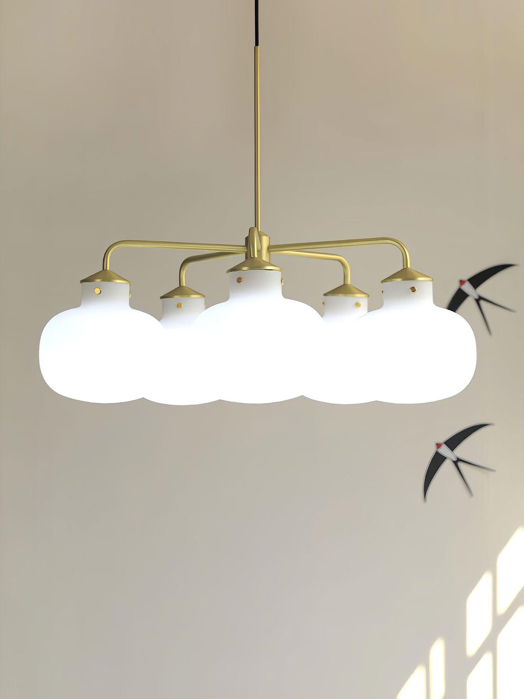 Avenora Glass Pendant Light-Moonnatur