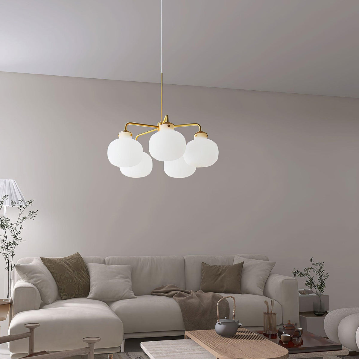 Avenora Glass Pendant Light-Moonnatur