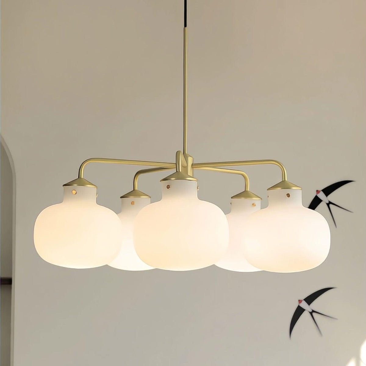 Avenora Glass Pendant Light-Moonnatur
